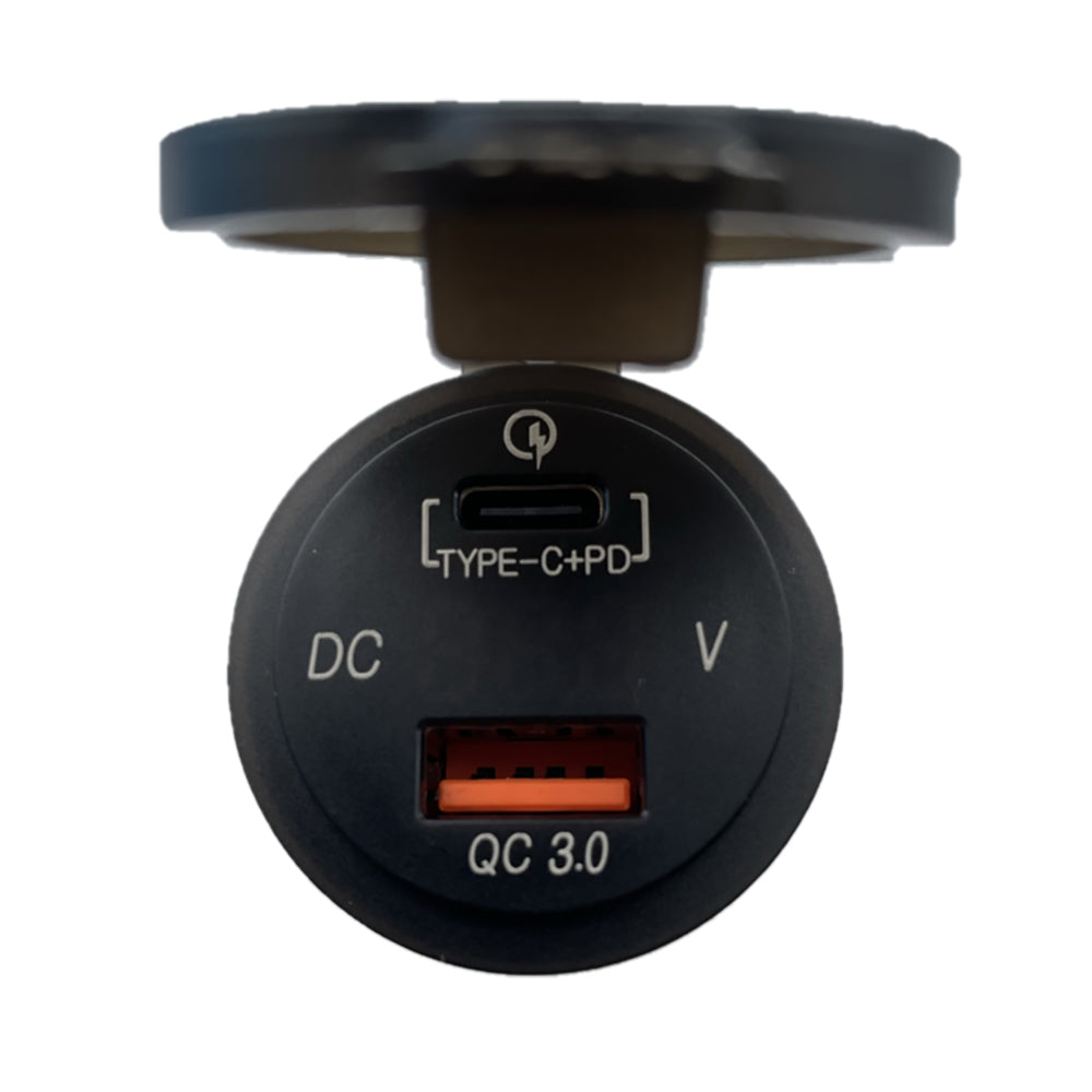 PolyPlanar Panel Mount USB Charging Ports 12V