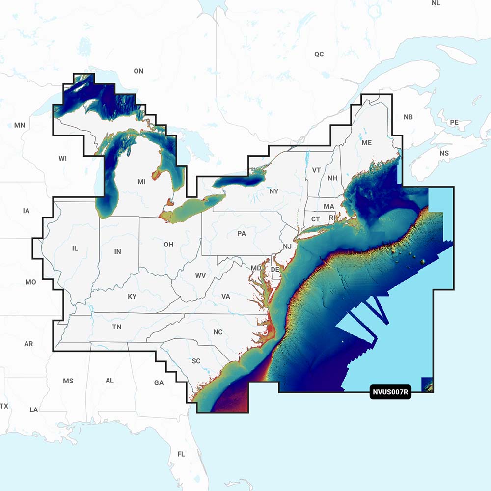 Garmin Navionics Vision NVUS007R US East