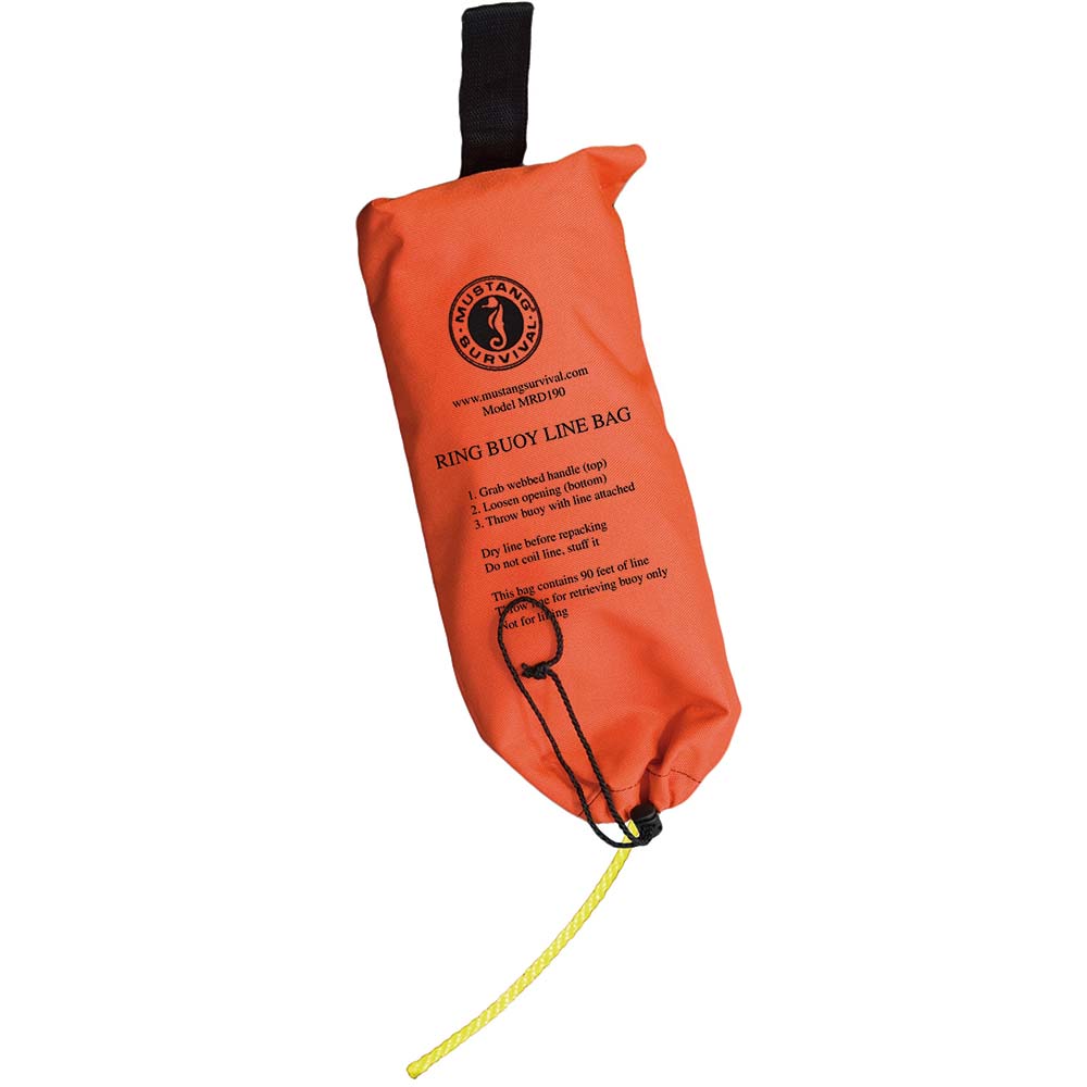 Ring Buoy Throw Bag - 90' Rope