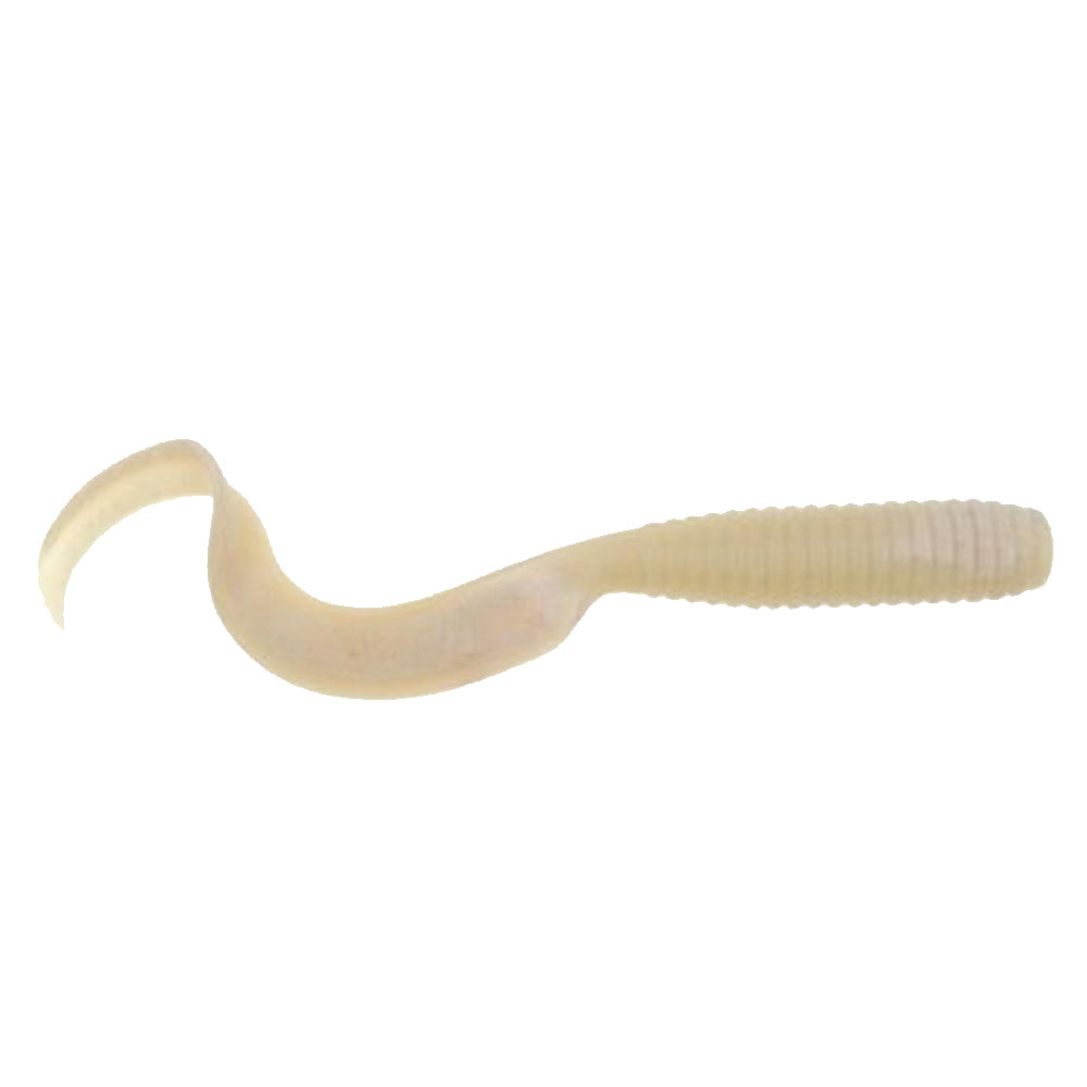 Gulp!® Saltwater Grub - 5" - White Glow
