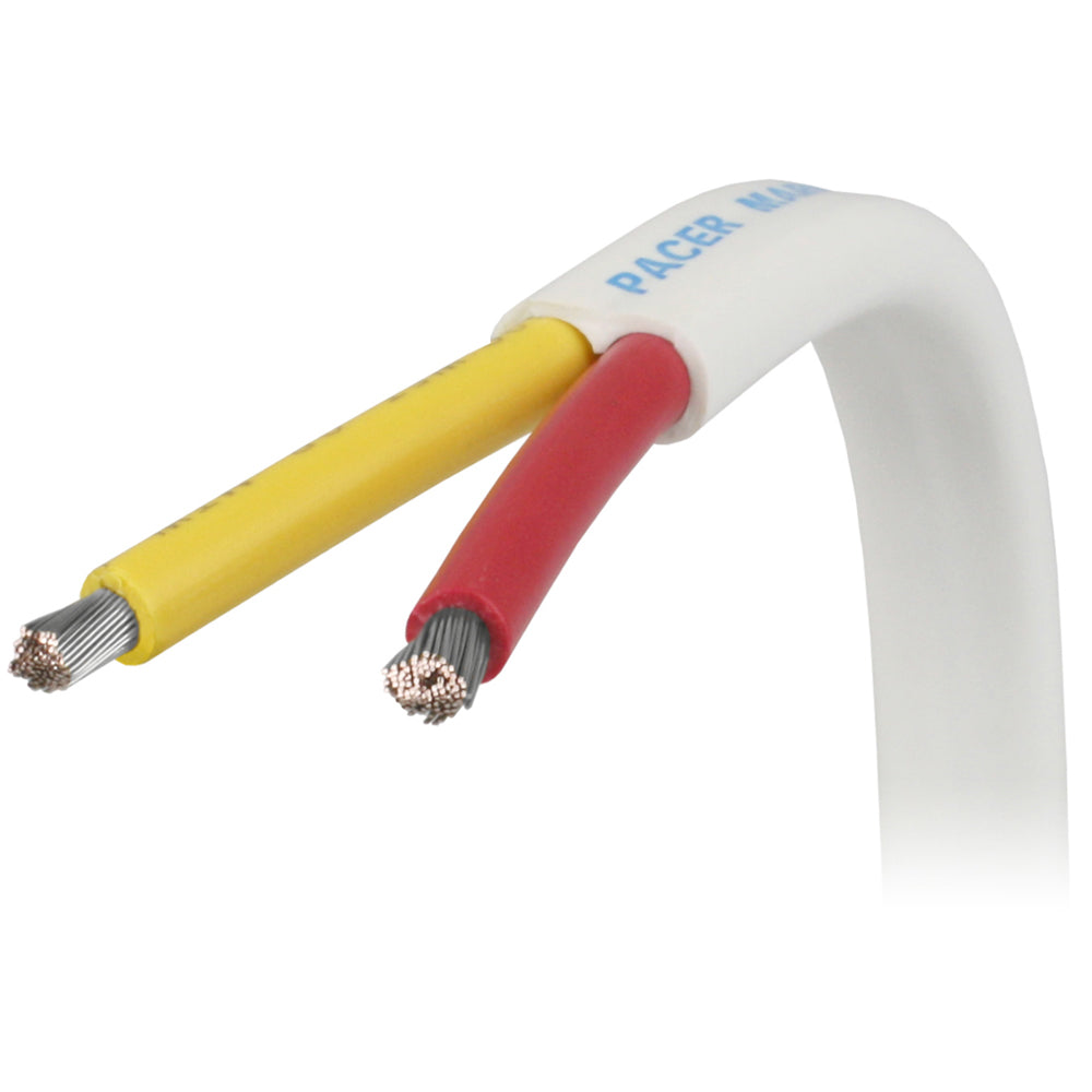 Pacer 102 AWG Safety Duplex Cable Red/Yellow Sold By The Foot W102RYWFT