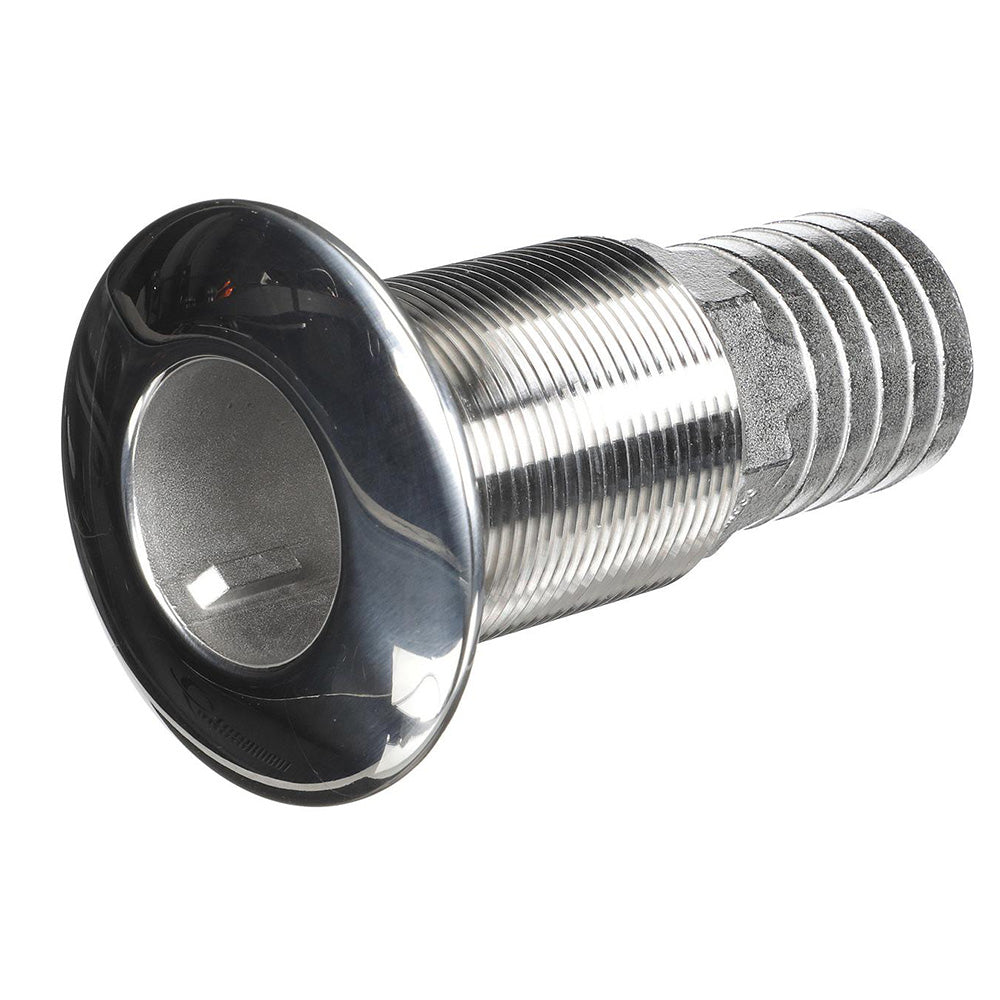 Attwood Stainless Steel ThruHull Standard Straight Barbed 112 Inner Diameter