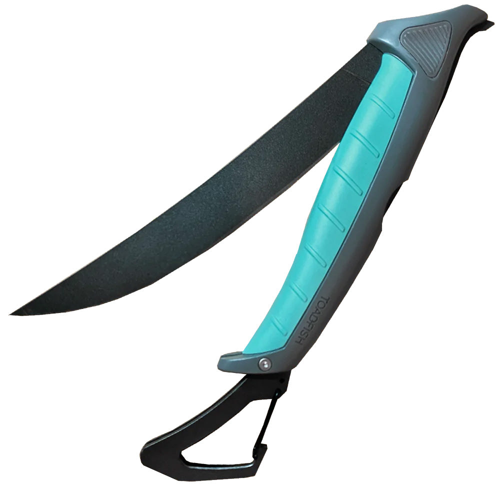 Toadfish Stowaway Folding Fillet Knife w/Built-In Carabiner