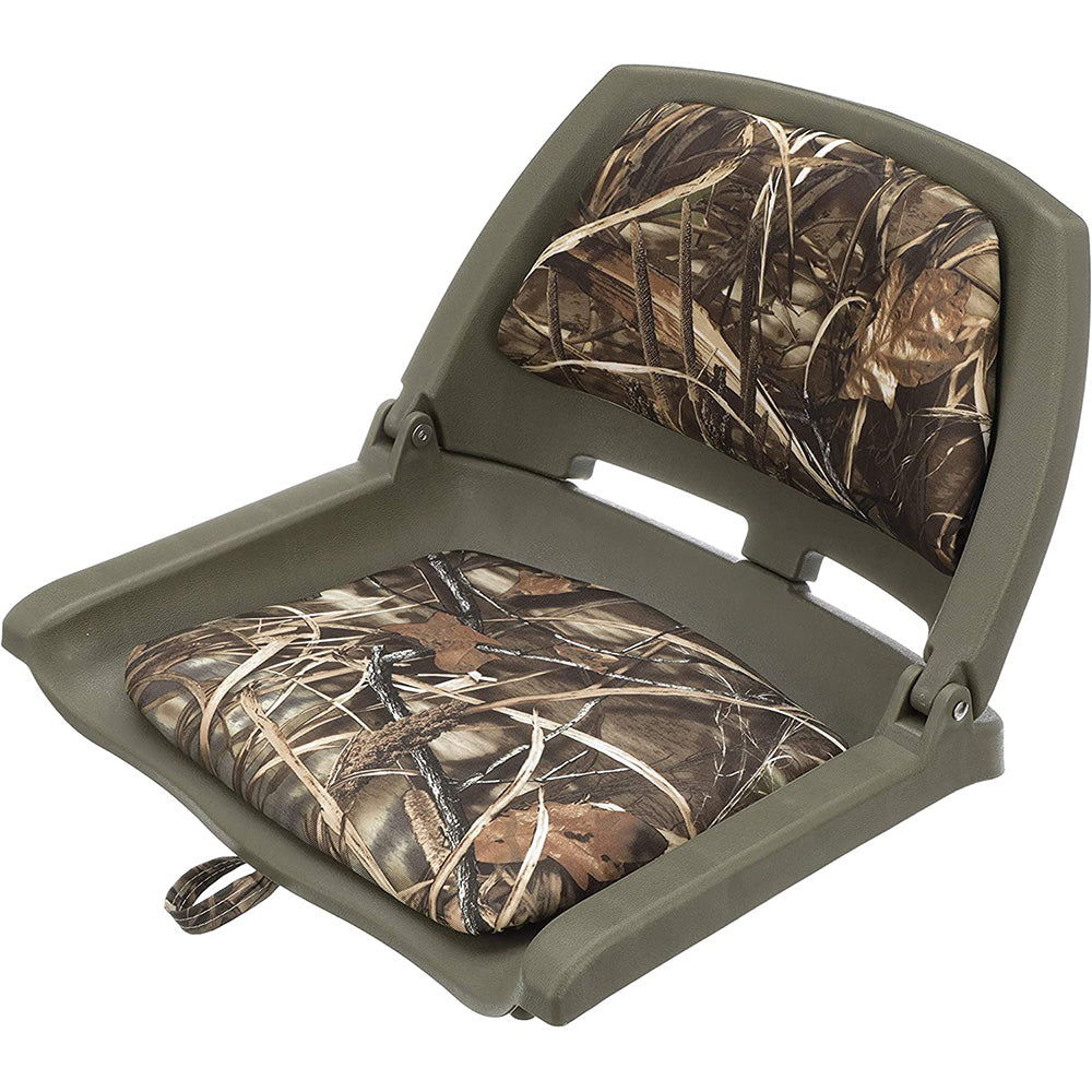 Attwood SwivlEze Padded Flip Seat Camo