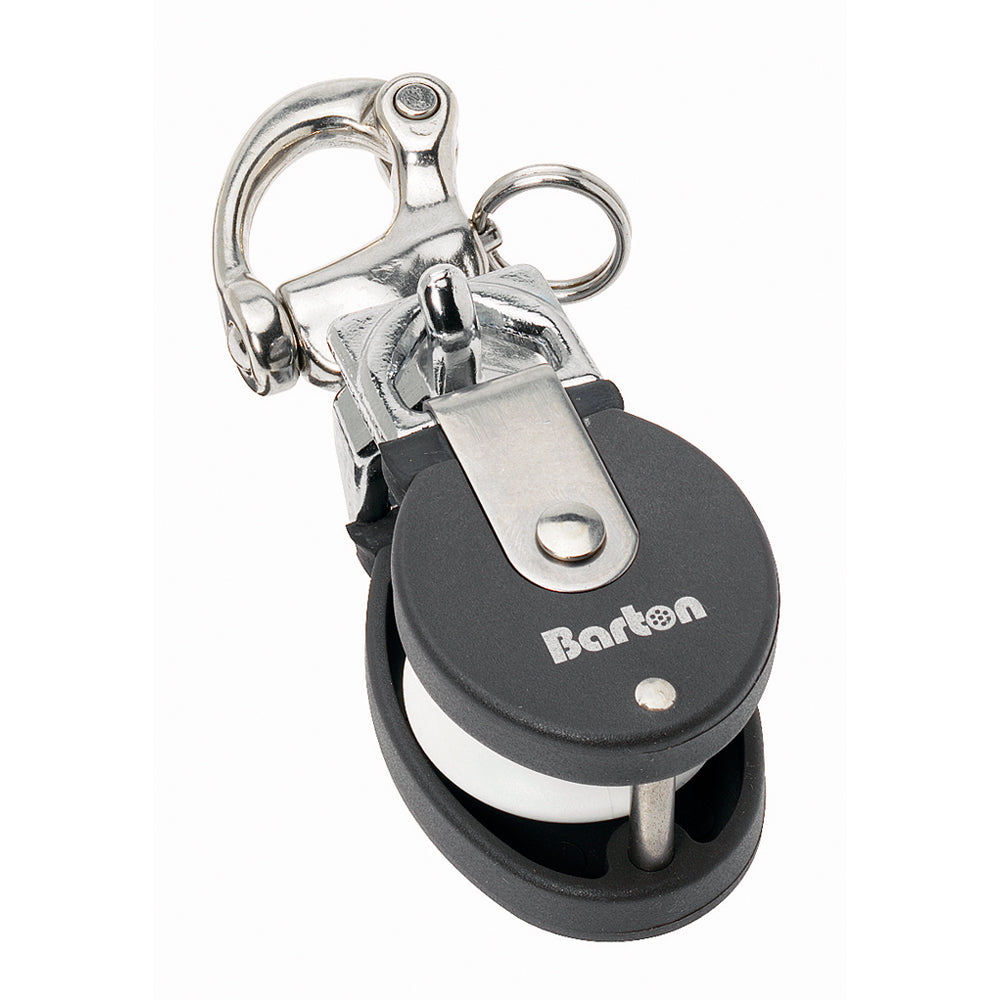 Barton Marine Size 2 Snatch Block w/Stainless Snap Shackle