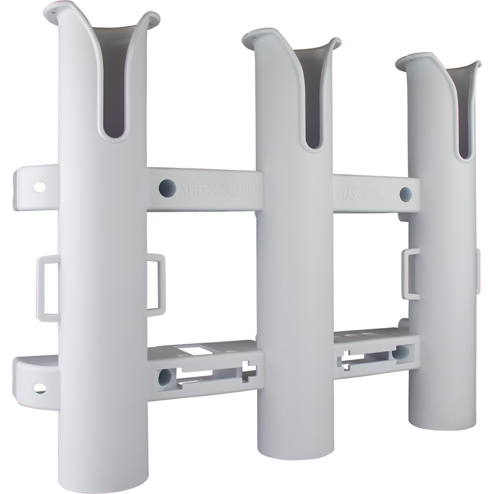 SeaDog Triple Threat Three Pole Rod Holder White