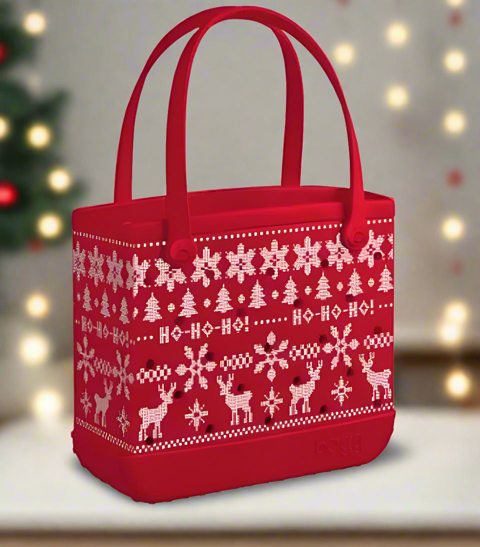 Bogg Bag Baby Ugly Red Sweater