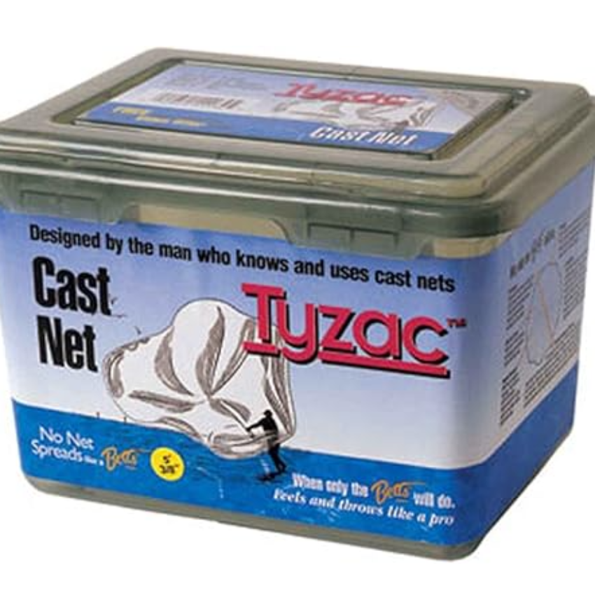 Bett's Tyzac Mono Cast Net W/Iron 6' 3/8" Mesh