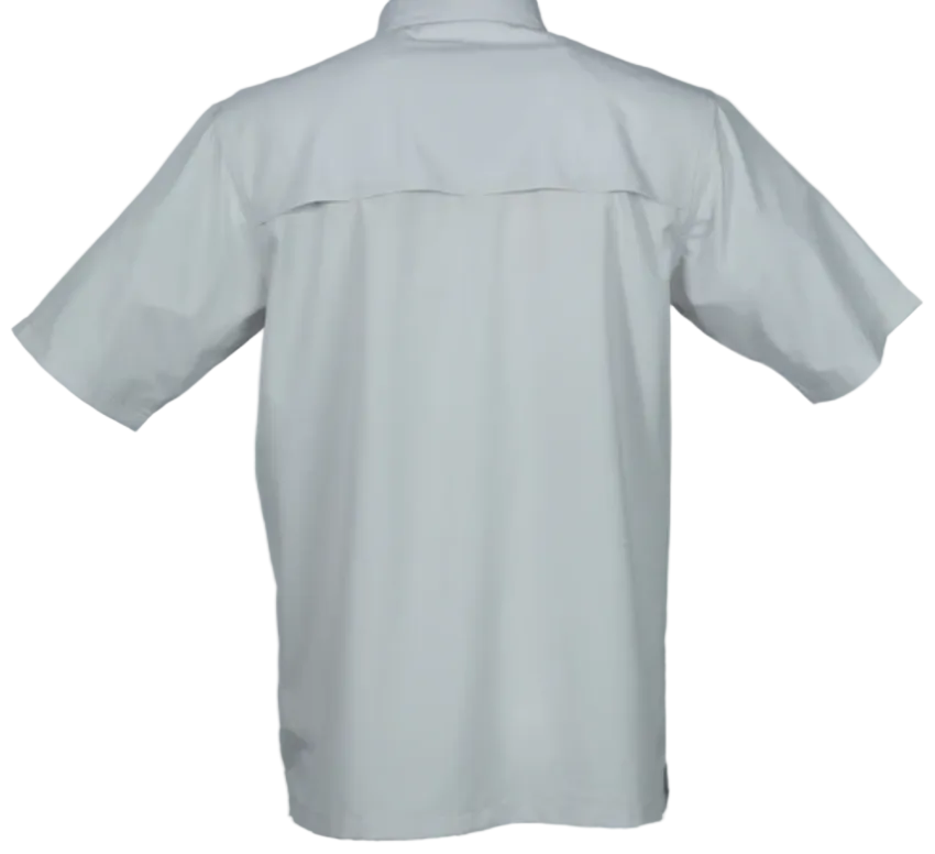 Bimini Bay Men's Flats V SS Shirt Antarctica