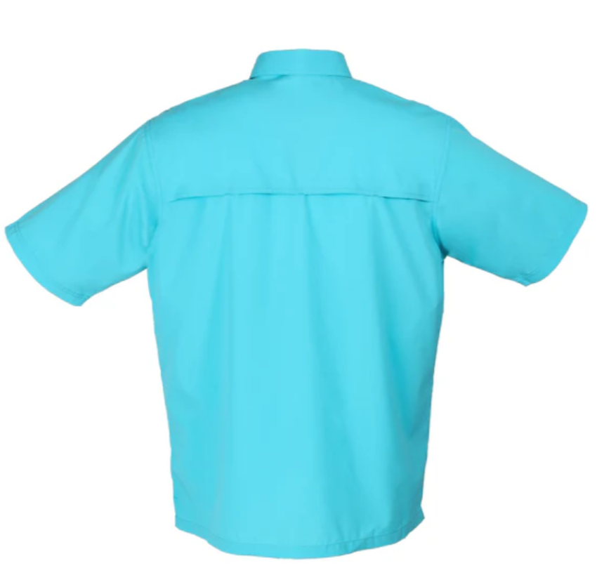 Bimini Bay Men's Key West SS Shirt Aqua Bay