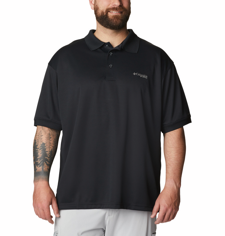 COLUMBIA Men's Perfect Cast Polo Shirt (Black)