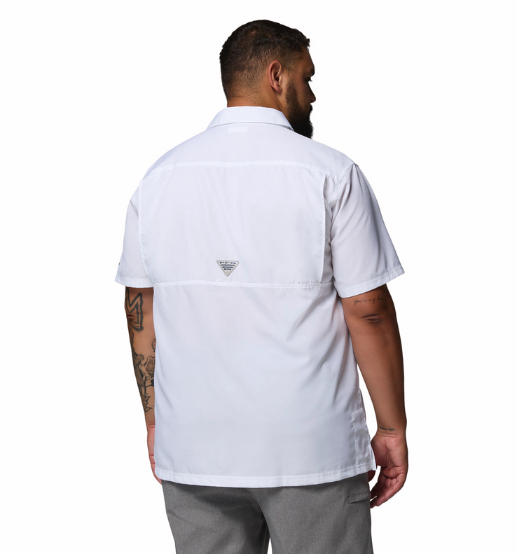 COLUMBIA Men's Slack Tide Camp Shirt Big & Tall (White)