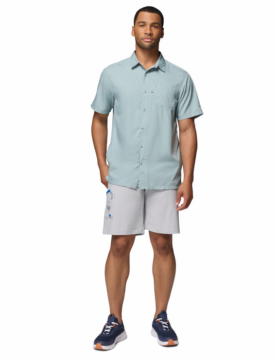 COLUMBIA Men's Slack Tide Camp Shirt (Crushed Blue)