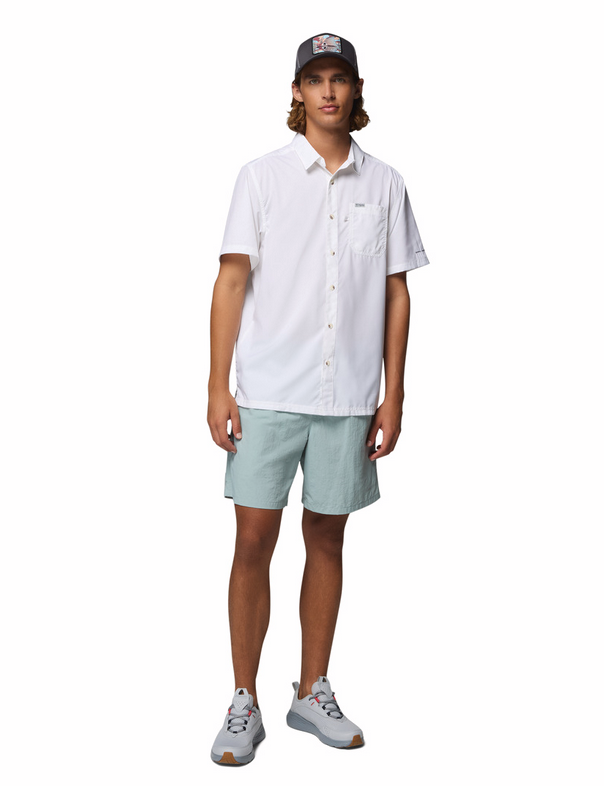 COLUMBIA Men's Slack Tide Camp Shirt (White)