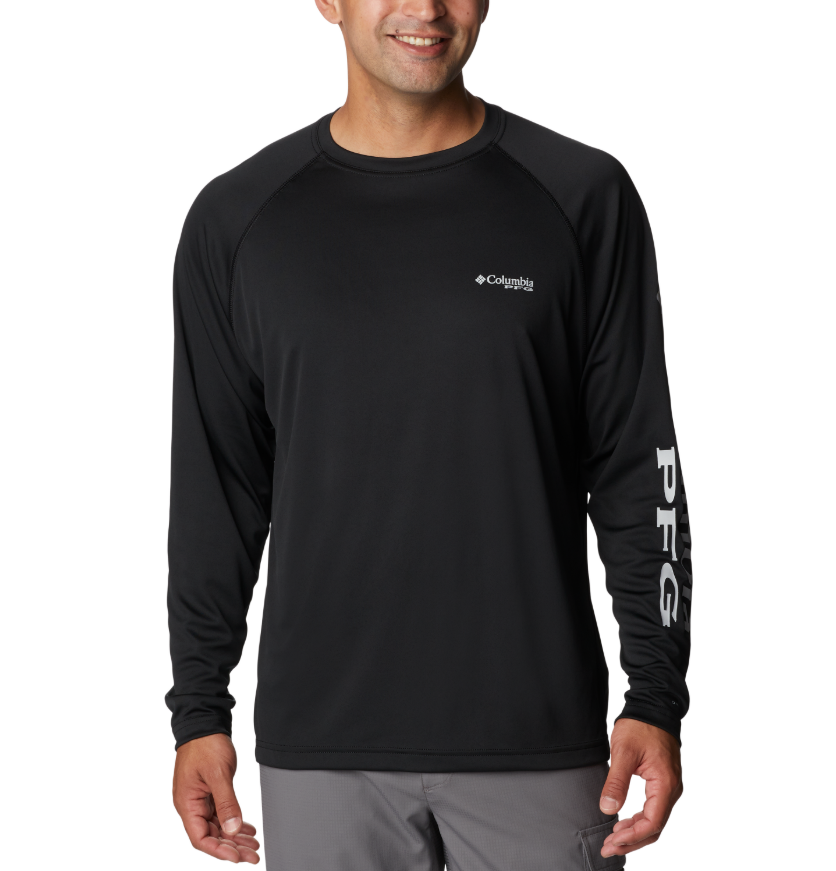 COLUMBIA Men's Terminal Tackle LS Shirt (Black)