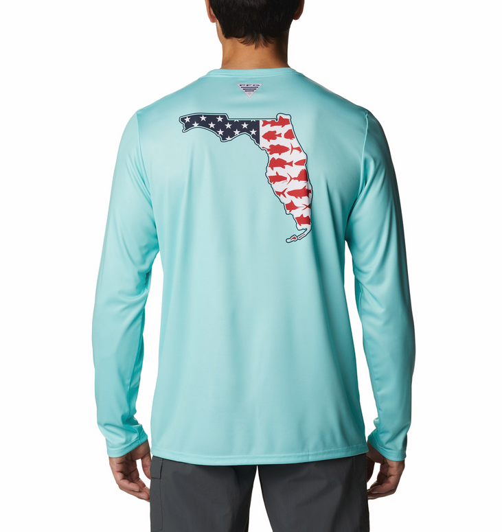 COLUMBIA Men's Terminal Tackle PFG LS Shirt (Gulf Stream)