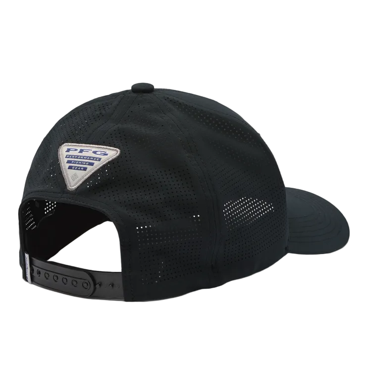 Columbia PFG Elite 3D Stretch Snap Back Black Fish Flag