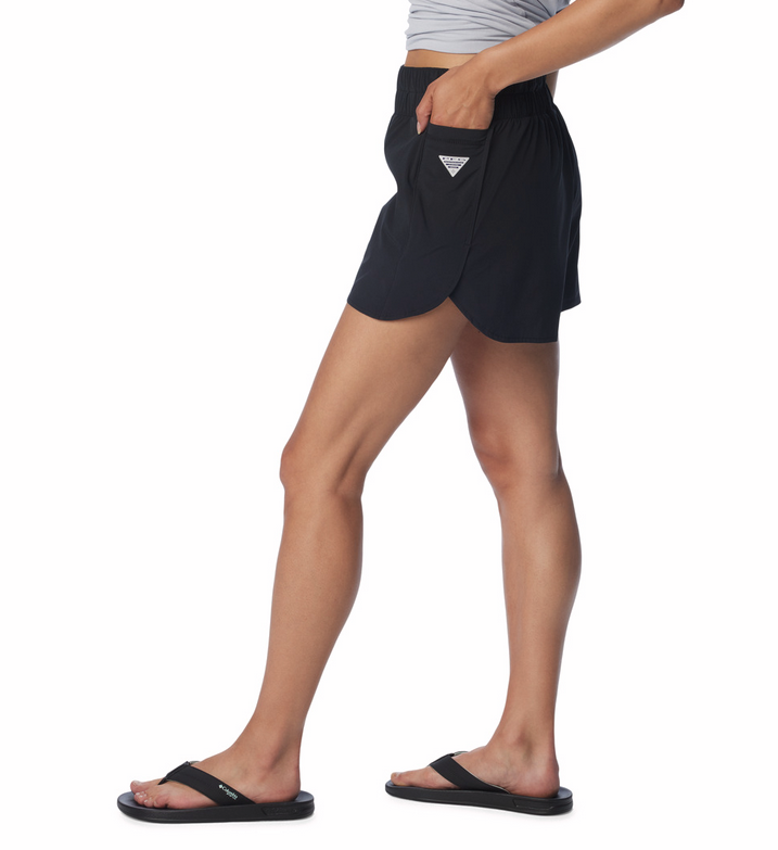 COLUMBIA Women's Tidal Light Lined Short (Black)