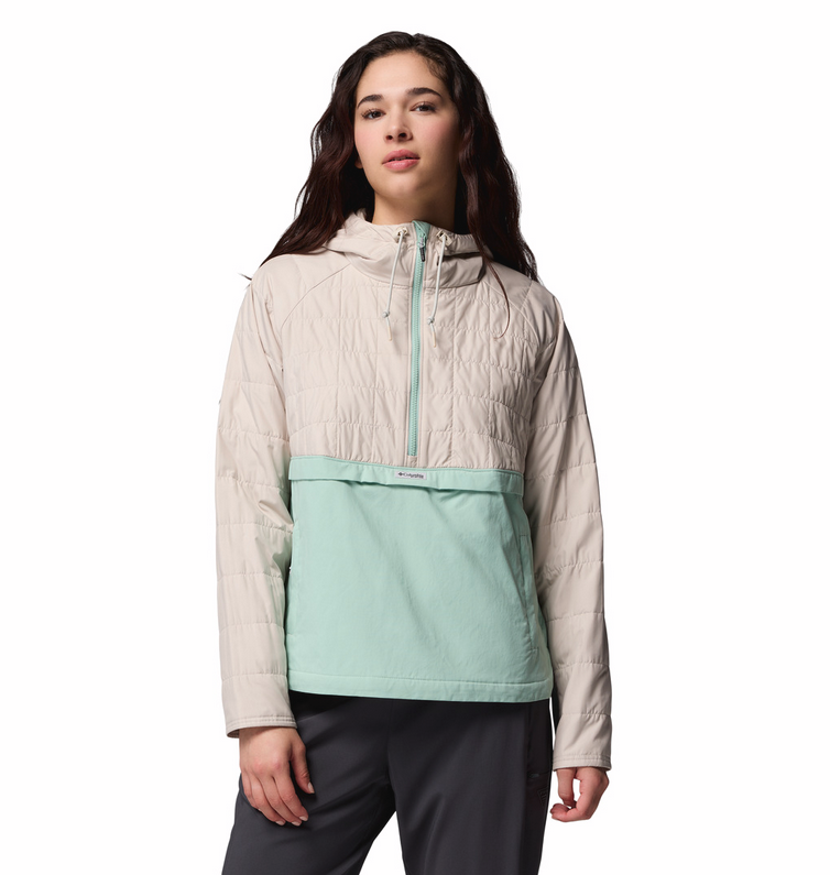 COLUMBIA WOMEN'S PFG Uncharted™ II Insulated Anorak (Dark Stone/Misty Jade)