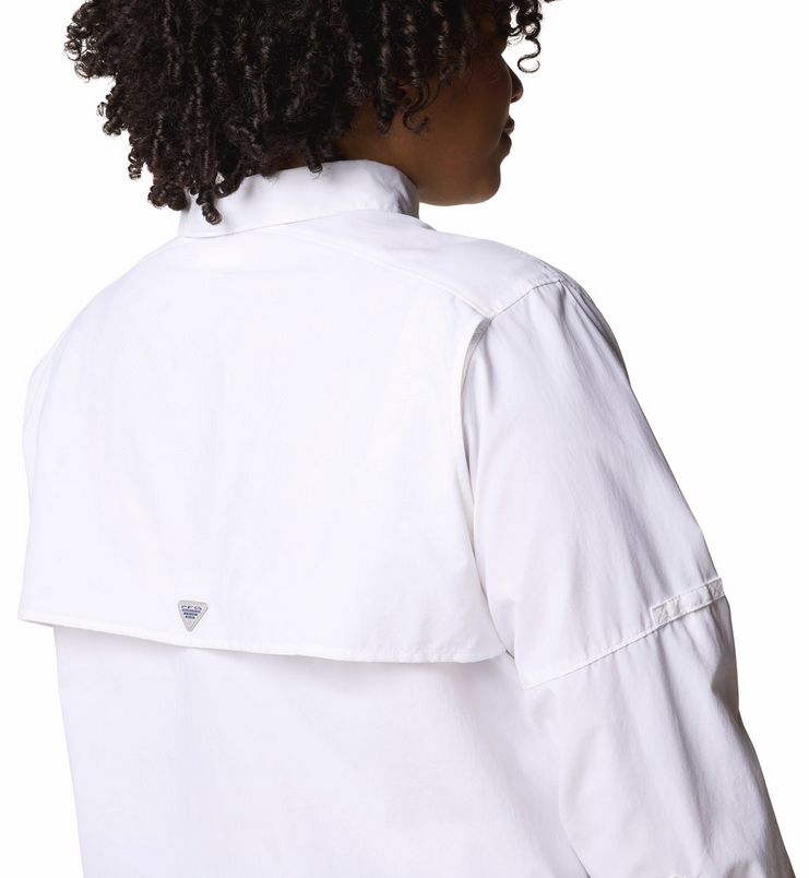 COLUMBIA Women's Bahama II LS (White)