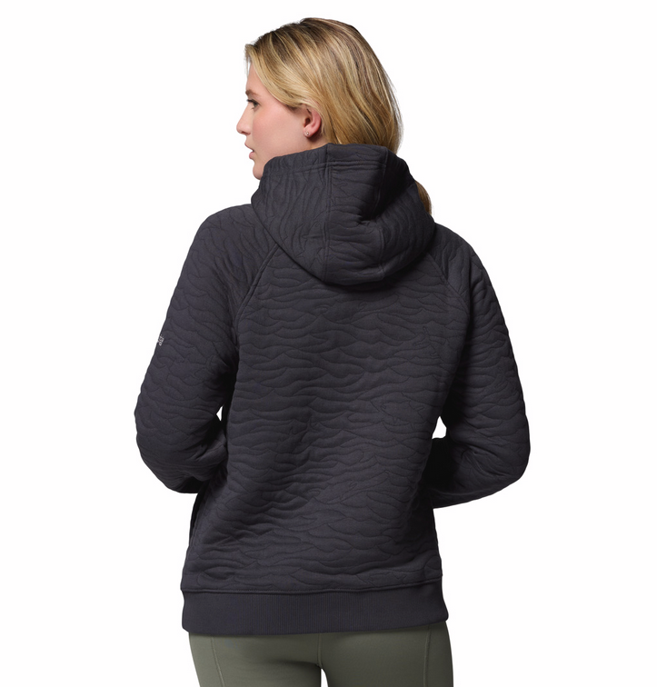COLUMBIA Women's PFG Open Water Quilted Hoodie (Black)