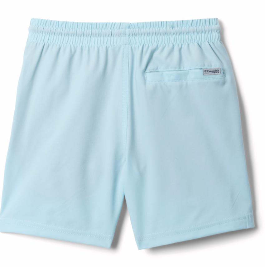 Columbia Boy's PFG Rambler Water Shorts Marine Light