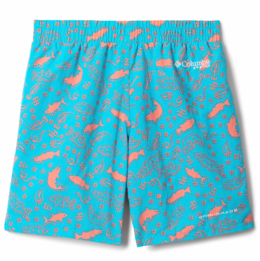 Columbia Boy's Super Backcast II Water Shorts Ocean Teal