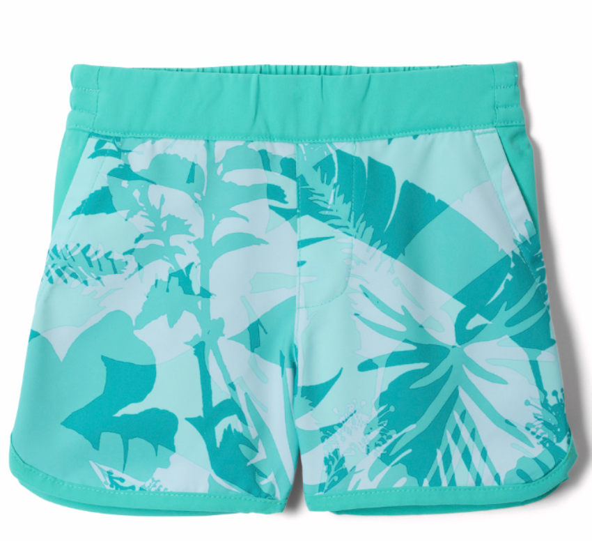Columbia Girl's Sandy Shores Printed Boardshorts Dolphin