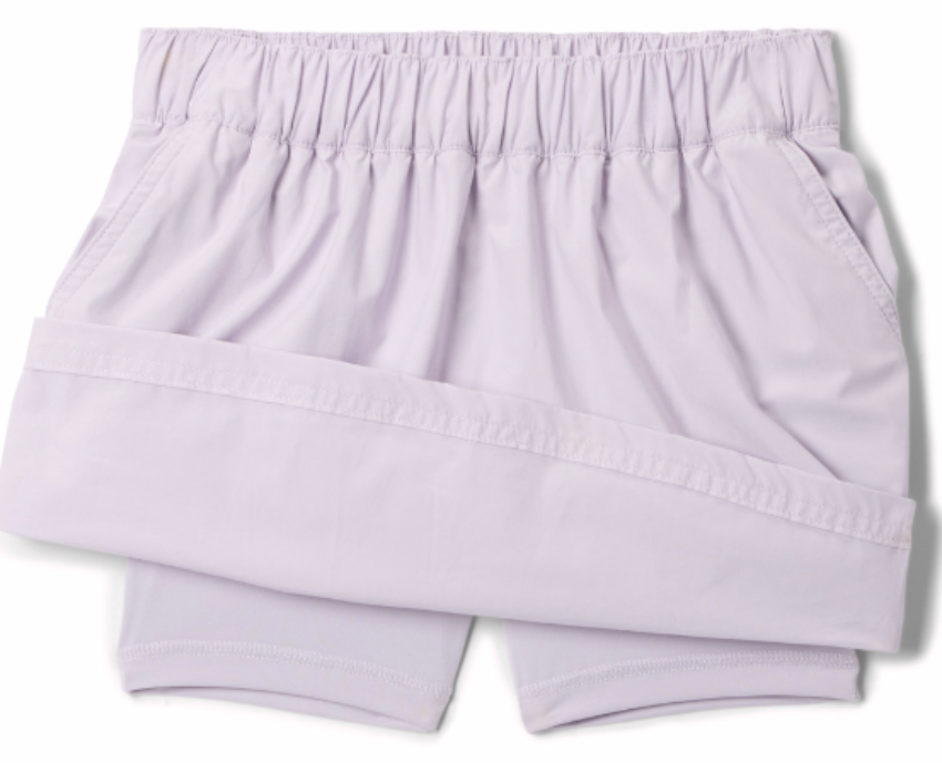 Columbia Girl's Washed Out Skort Lavender Pearl