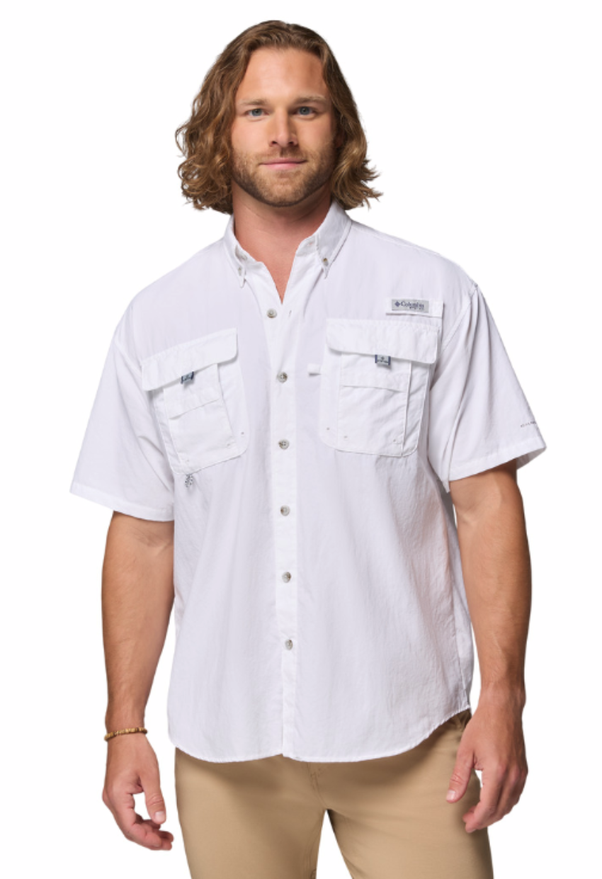 Columbia Men's Bahama II SS Shirt White