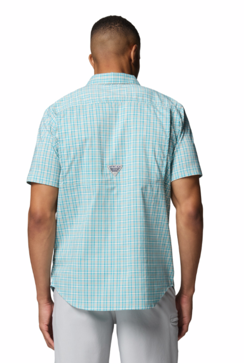 Columbia Men's Harbor Peak SS Shirt Marine Light