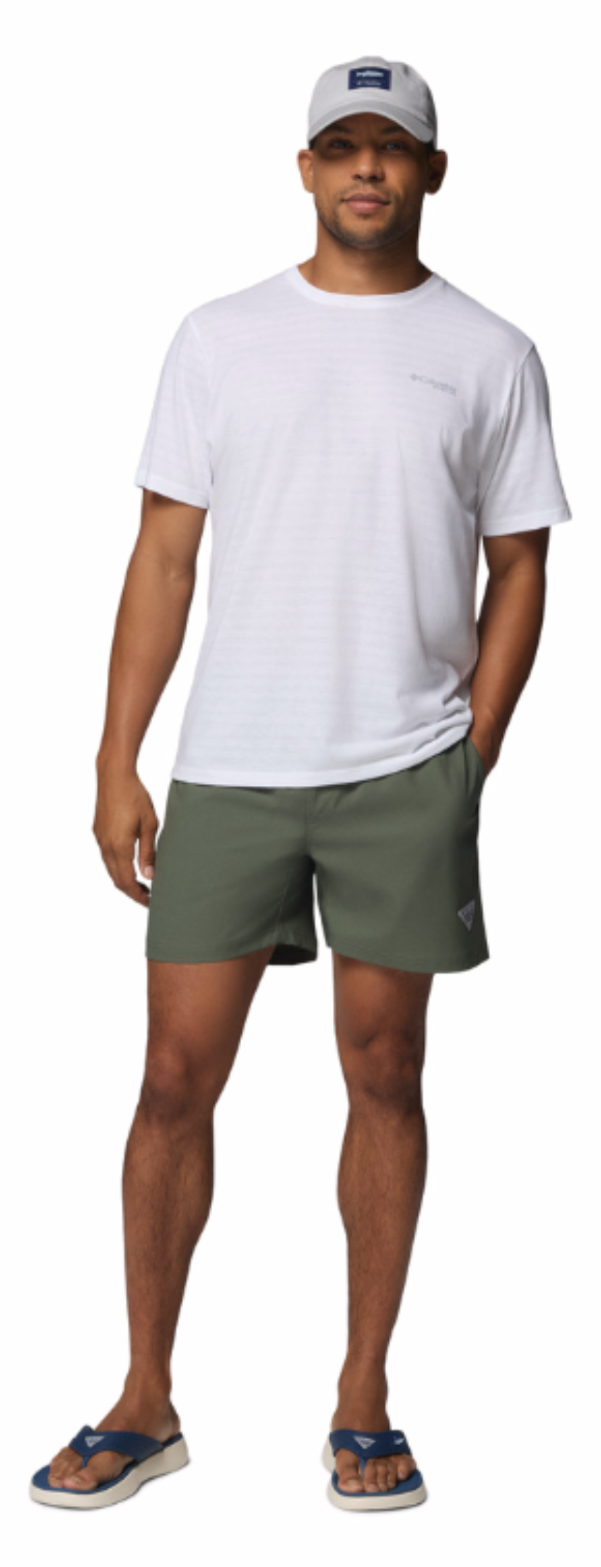 Columbia Men' s PFG Rambler Water Shorts Cypress/Dark Stone
