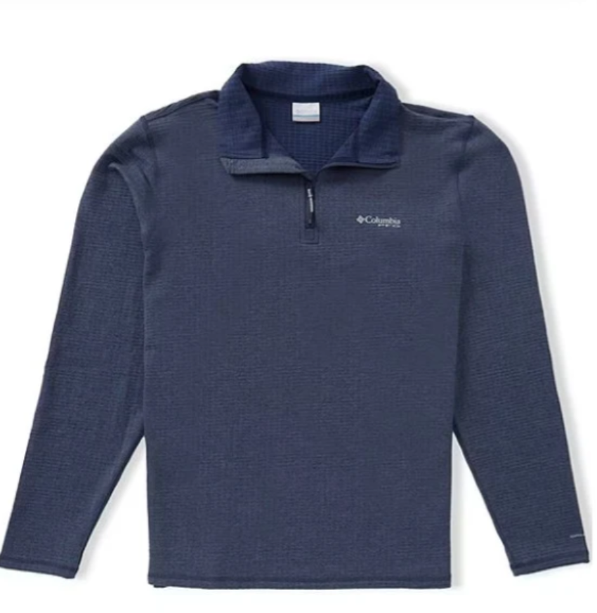 Columbia Men's Slack Tide 1/4 Zip Dockside Blue