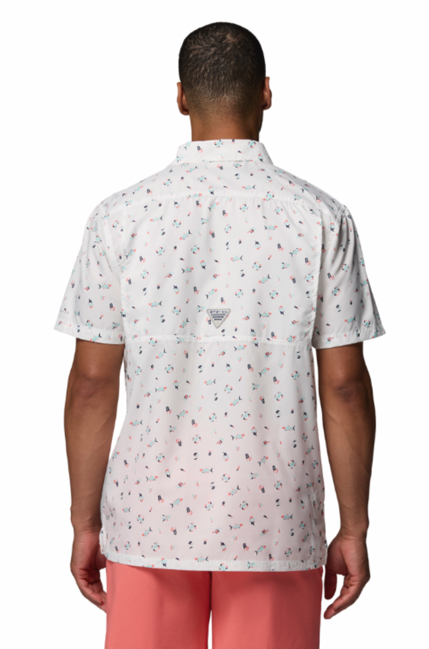 Columbia Men's Super Slack Tide Shirt White Florilife