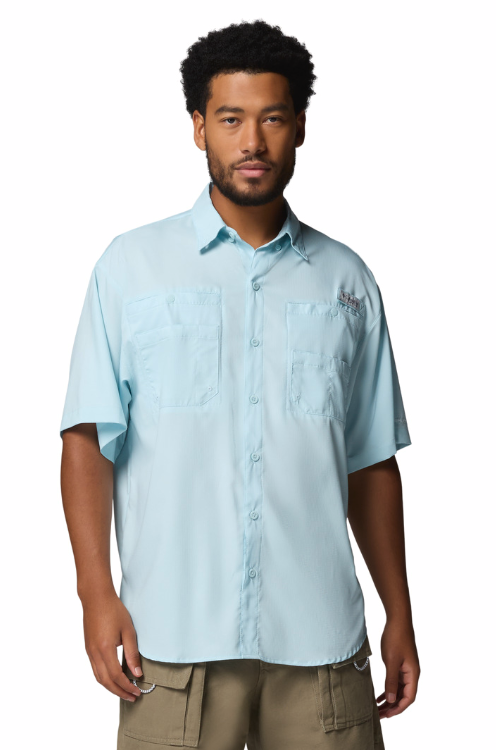 Columbia Men's Tamiami II SS Shirt Marine Light