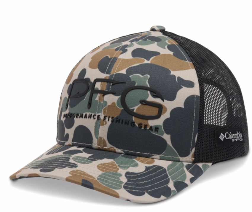 Columbia PFG Camo Snap Back Fossil Deltahunter