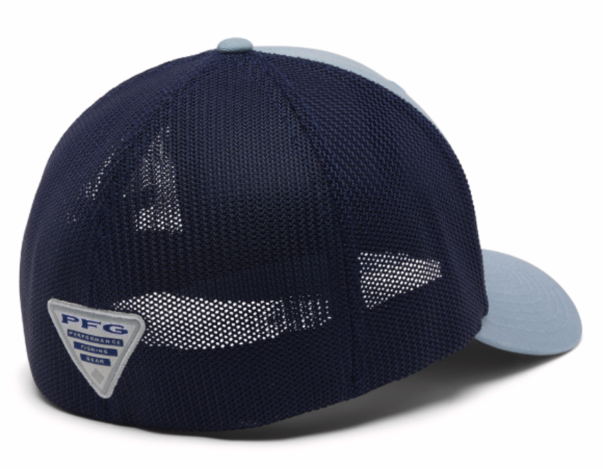 Columbia PFG Logo Mesh Ball Cap Dockside Blue/Nocturnal Marlin