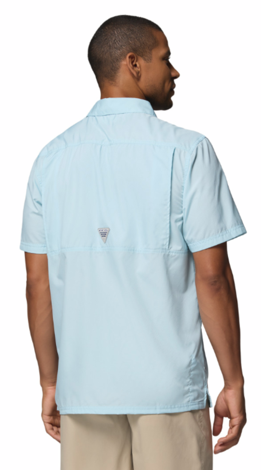 Columbia Slack Tide Camp SS Shirt Marine Light
