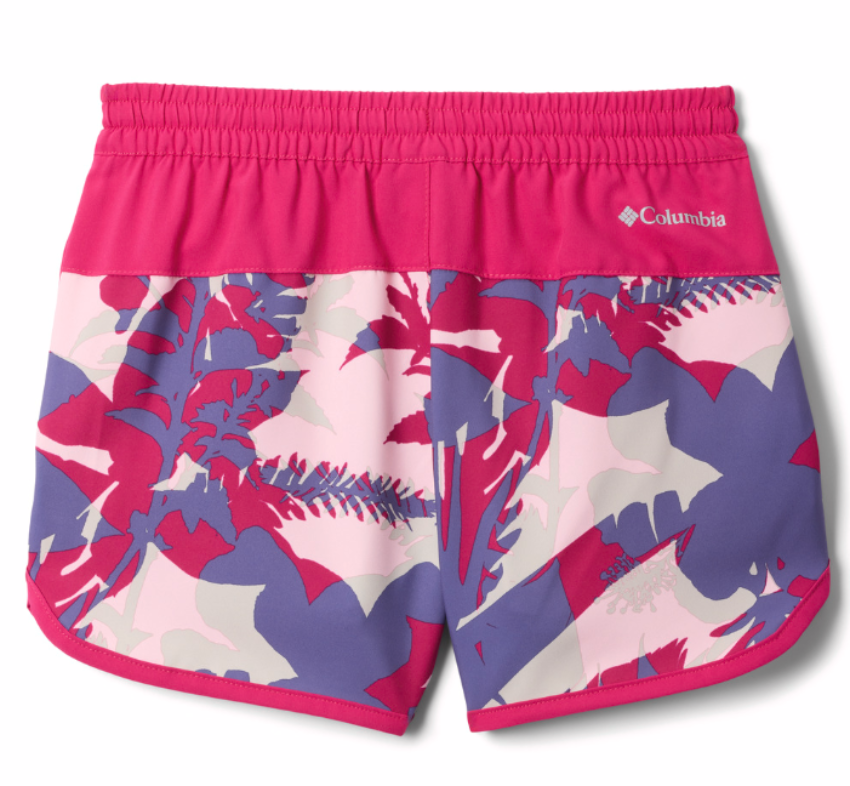 Columbia Toddler Girl's Sandy Shores Printed Boardshorts Guava Pink
