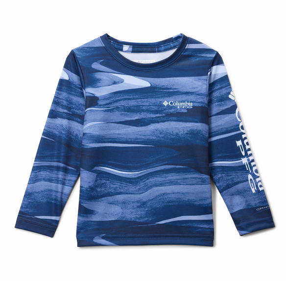 Columbia Toddler Super Terminal Tackle LS Blue