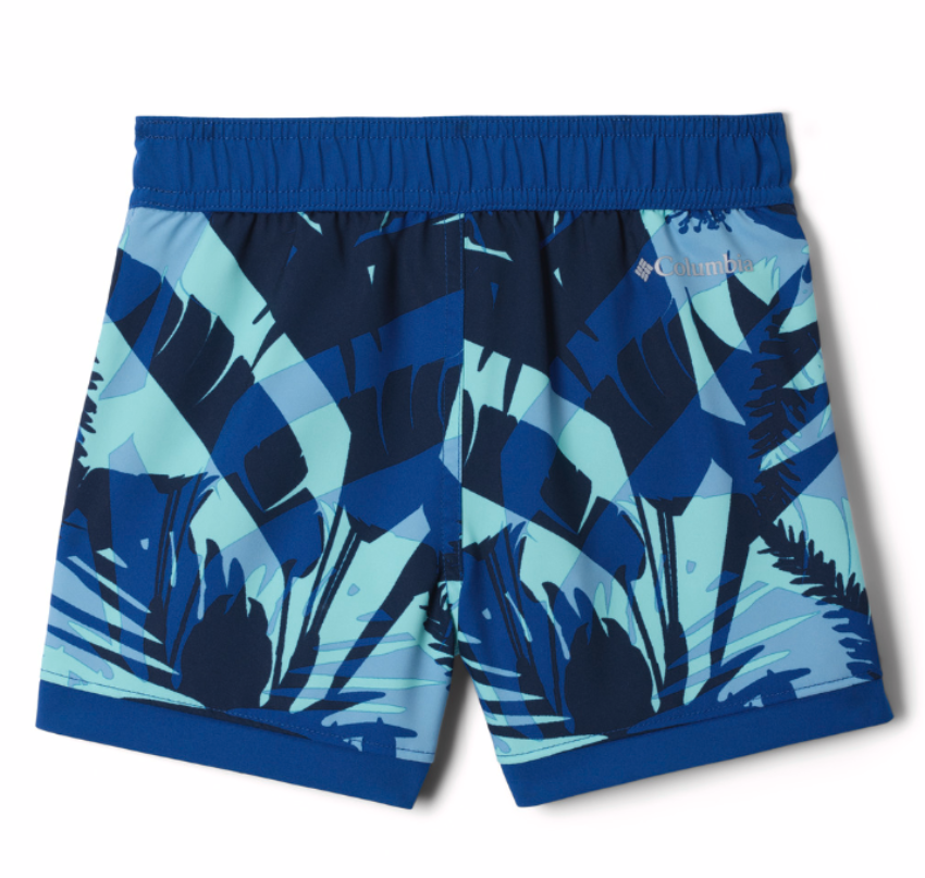 Columbia Toddler's Sandy Shores Printed Boardshorts Mountain Blue