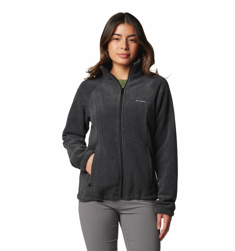 Columbia Women's Benton Springs Full Zip Charcoal