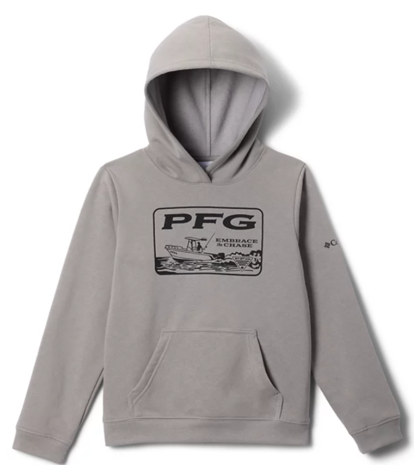 Columbia Youth Hot Mark Hoodie Titanium