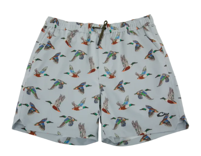 Drake Men's Lake Shore Dock Shorts Spoonie Grey