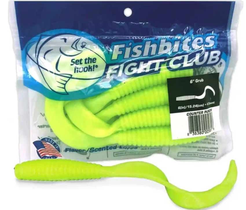 Fishbites Fight Club 6" Grub Counter Punch