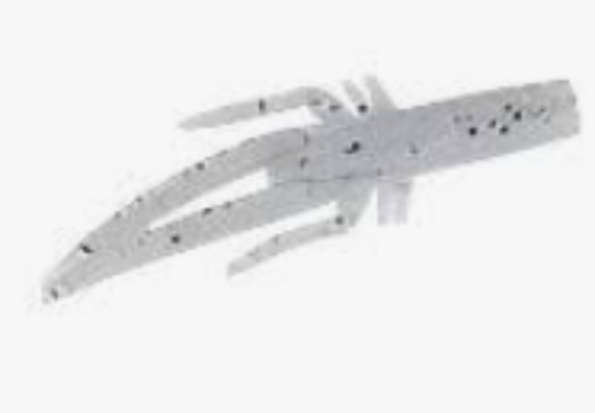 Gary Yamamoto 3" US Shrimp Clear with Large Black Flakes 10pk