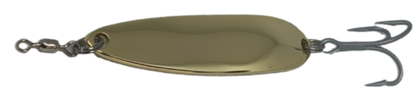Gator Lure 2oz Gold Gator Casting Spoon