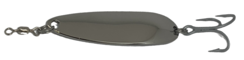 Gator Lure 2oz Silver Gator Casting Spoon