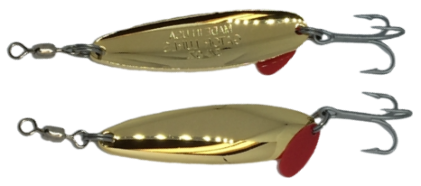 Gator Lure 3/4oz Gold Gator Casting Spoon