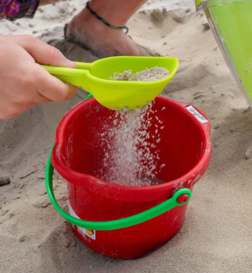 HABA Spilling Funnel Sand and Water Mixing Toy Lime Green